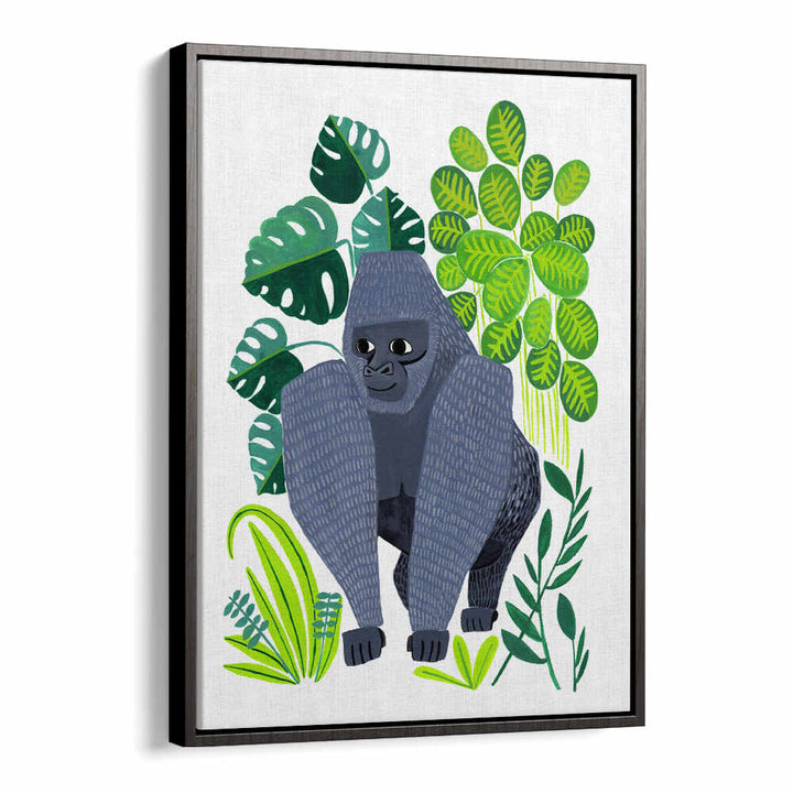 Vibrant SILVERBACK GORILLA KIDS ROOM PAINTINGS add a whimsical touch to your child's space, sparking imagination.