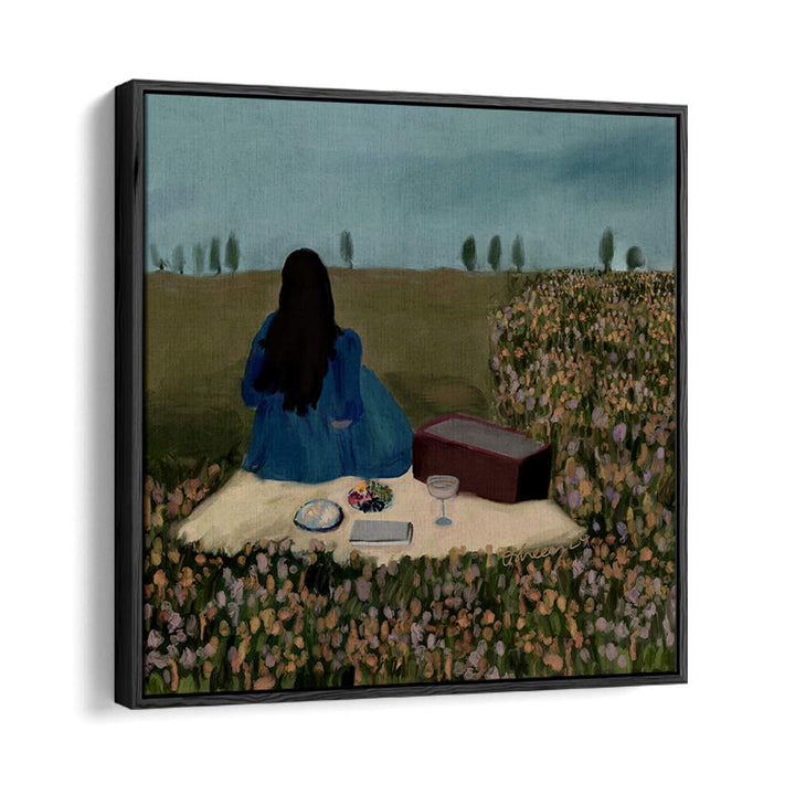 SOLO PICNIC DATE , PORTRAITS & FIGURATIVE ILLUSTRATIONS