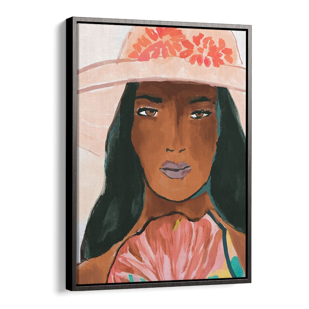 STYLISH WOMAN FLORAL HAT