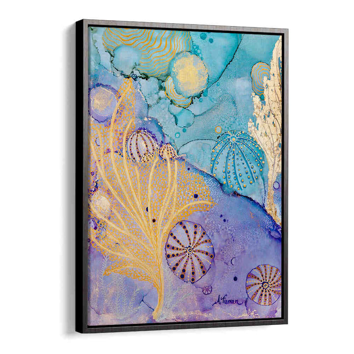 Vibrant SEA URCHIN HIDEAWAY, BEACH PAINTINGS artwork perfect for coastal retreats and ocean lovers. Transform your space!