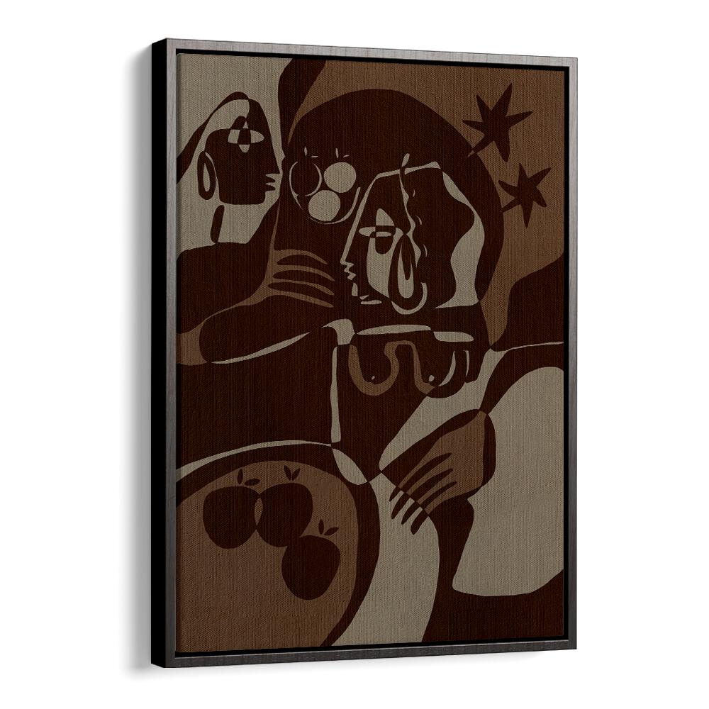 SOIL AND SPIRIT IV, PORTRAITS showcases unique figurative illustrations blending nature and wellness. Perfect for self-care.