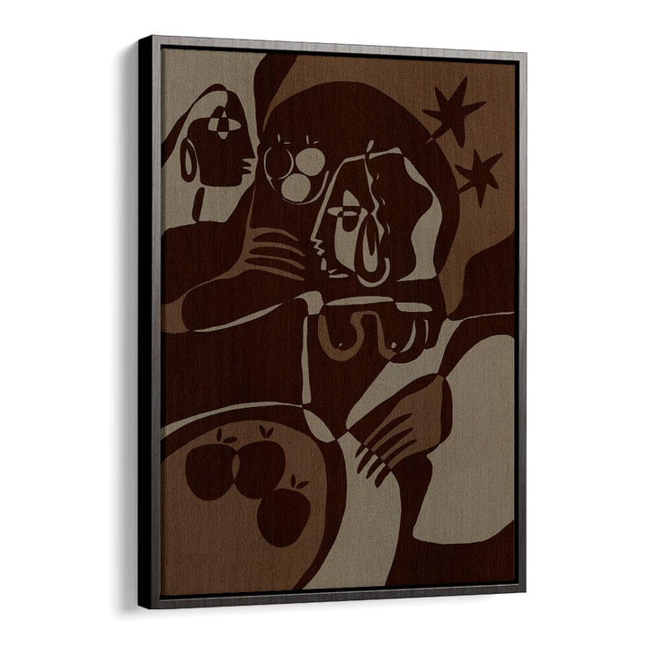 SOIL AND SPIRIT IV, PORTRAITS showcases unique figurative illustrations blending nature and wellness. Perfect for self-care.
