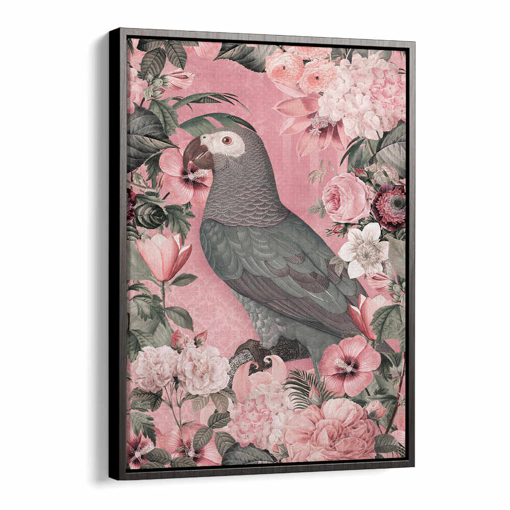 THE PARROTS PARADISE GARDEN I , ANIMAL PAINTINGS