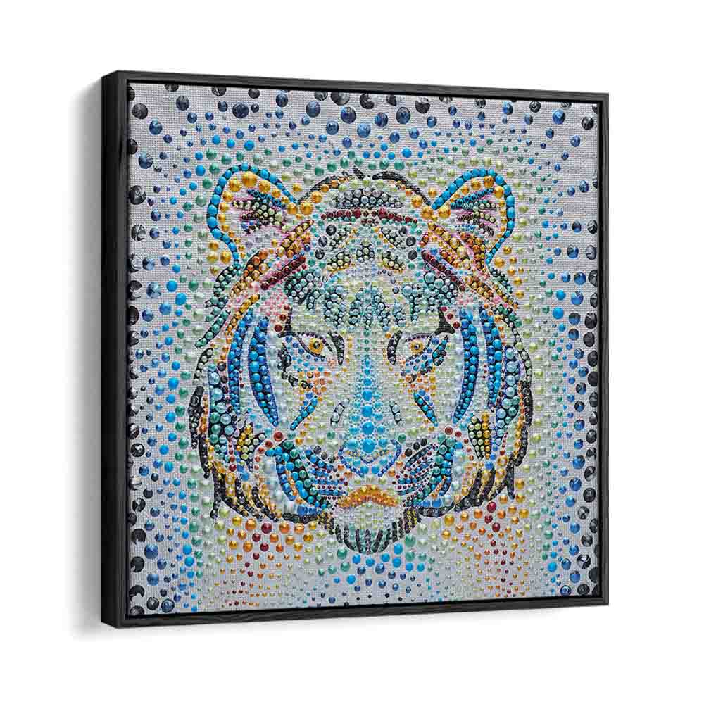 Colorful TIGER FACE, KIDS ROOM PAINTINGS enhance any child's space, sparking imagination and adventure.