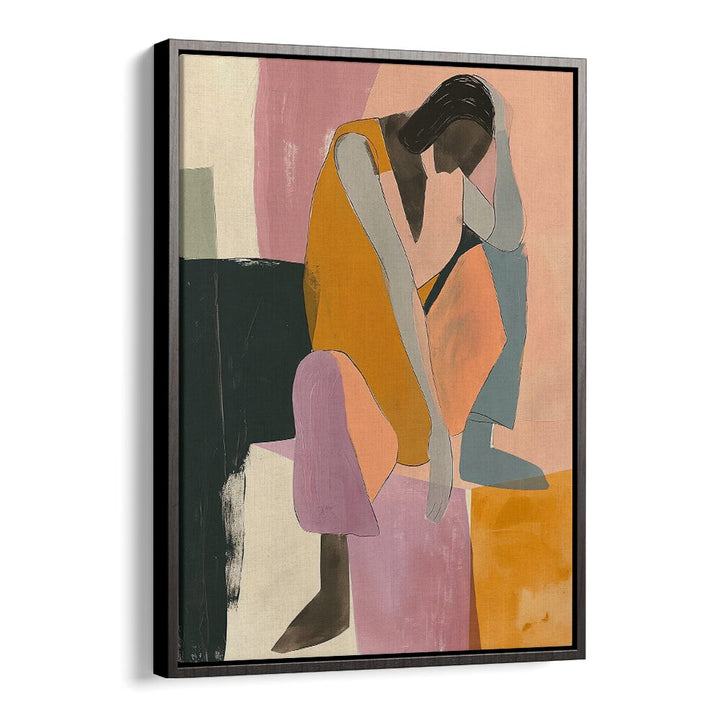 Stylish figurative illustration from THE WALL, PORTRAITS collection, perfect for modern home decor.