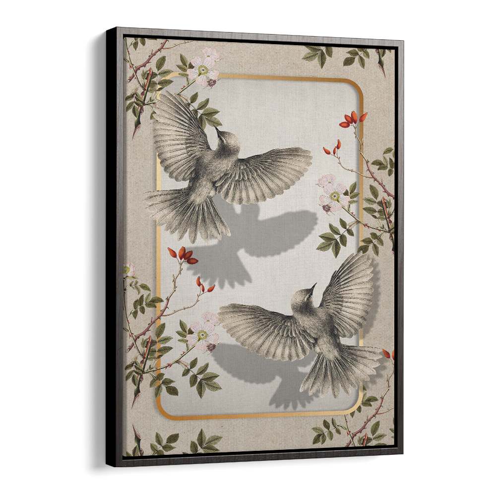 VINTAGE BOTANICAL BIRDS