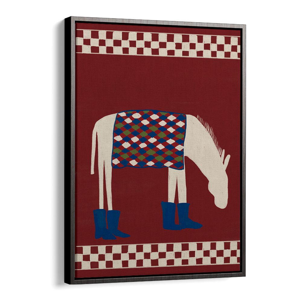WHIMSICAL DONKEY IN BOOTS