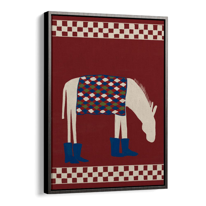 WHIMSICAL DONKEY IN BOOTS
