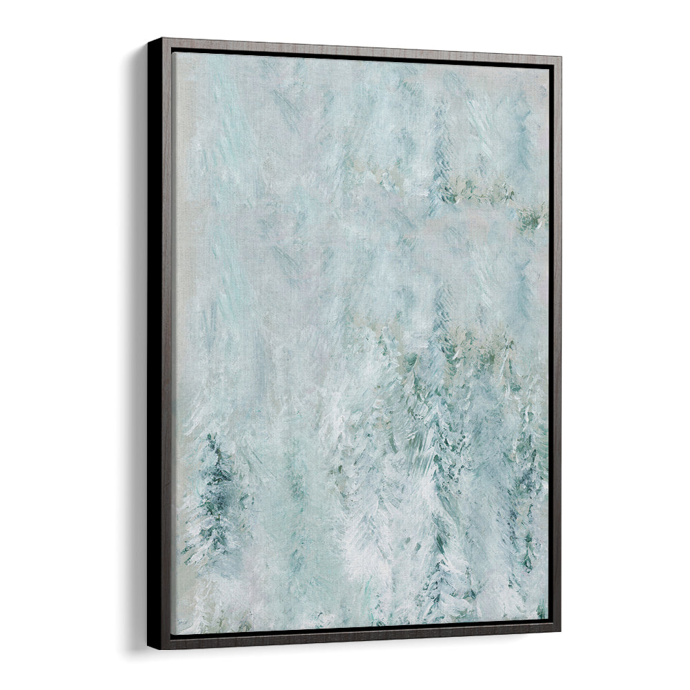 WINTER WHITE FOREST I, ABSTRACT PAINTINGS offers serene elegance, perfect for enhancing your space with winter tranquility.