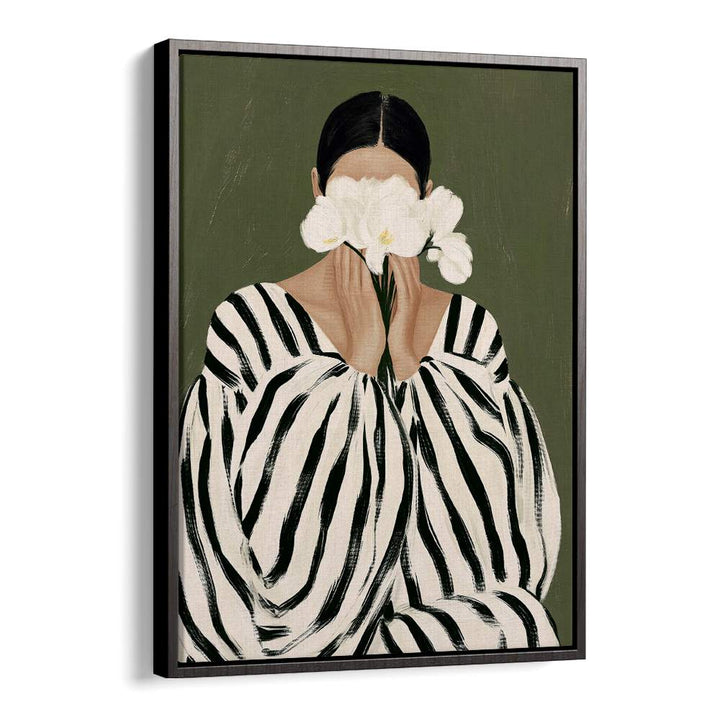 WOMAN WITH WHITE ORCHIDS II