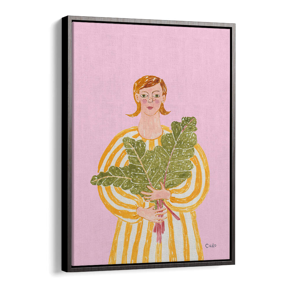 WOMAN WITH MANGOLD , PORTRAITS & FIGURATIVE ILLUSTRATIONS