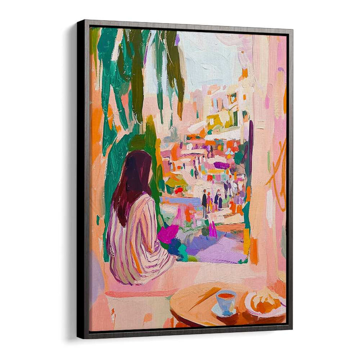 WOMAN'S SUMMER CITY VIEW