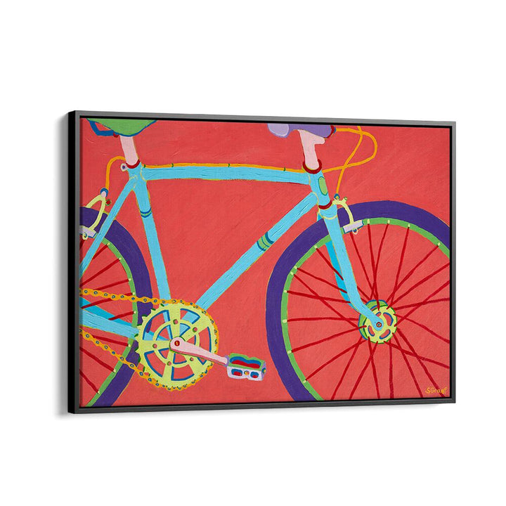 LET'S GO FOR A BIKE RIDE, LANDSCAPE ART PRINTS , LANDSCAPE PAINTINGS
