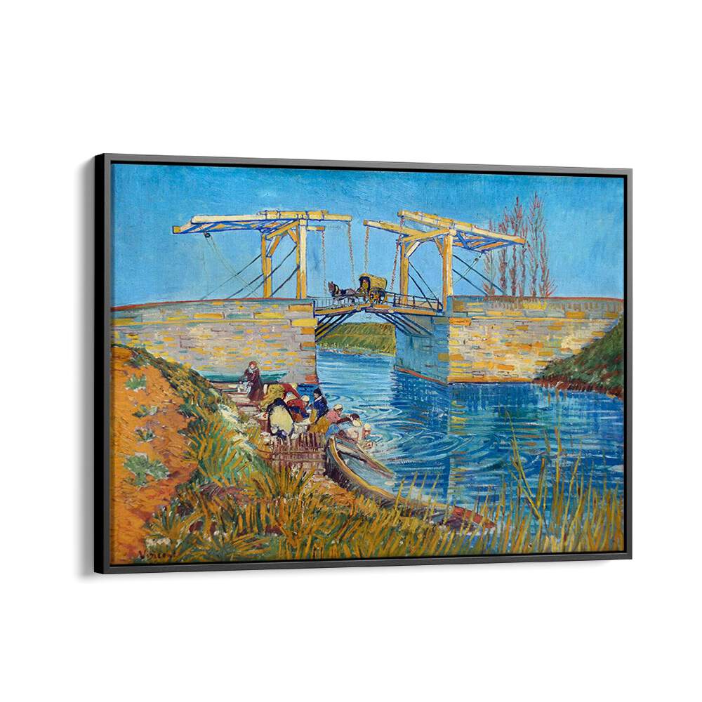 THE LANGLOIS BRIDGE AT ARLES (1888)- A FAMOUS PAINTING ,  VINTAGE PAINTINGS