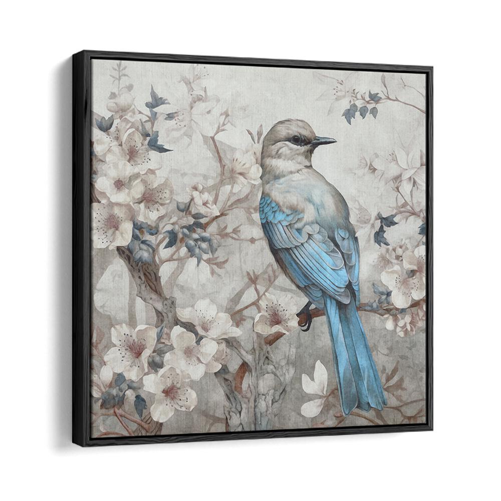 CHINOISERIE BIRD SPRING VIBES II BY ANDREA HAASE , WILDLIFE POSTERS, WILDLIFE PAINTINGS