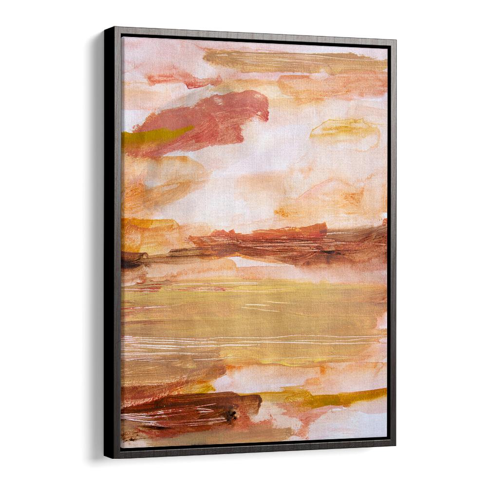 Vibrant hues blend in the DESERT SKIES, ABSTRACT PAINTINGS, perfect for enhancing any modern decor.