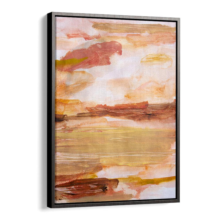 Vibrant hues blend in the DESERT SKIES, ABSTRACT PAINTINGS, perfect for enhancing any modern decor.