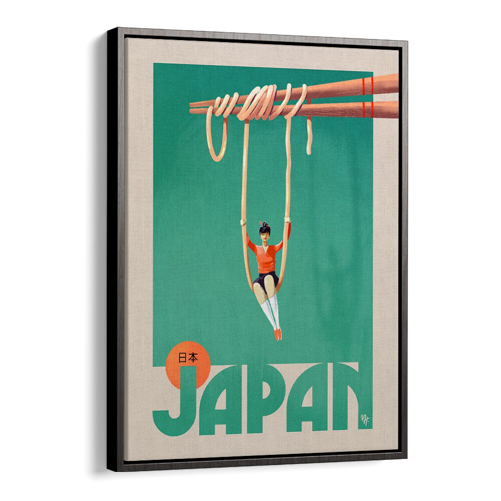 Colorful art featuring JAPAN NOODLES, BAR captures the essence of Japanese cuisine with a playful design.