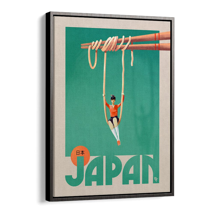 Colorful art featuring JAPAN NOODLES, BAR captures the essence of Japanese cuisine with a playful design.