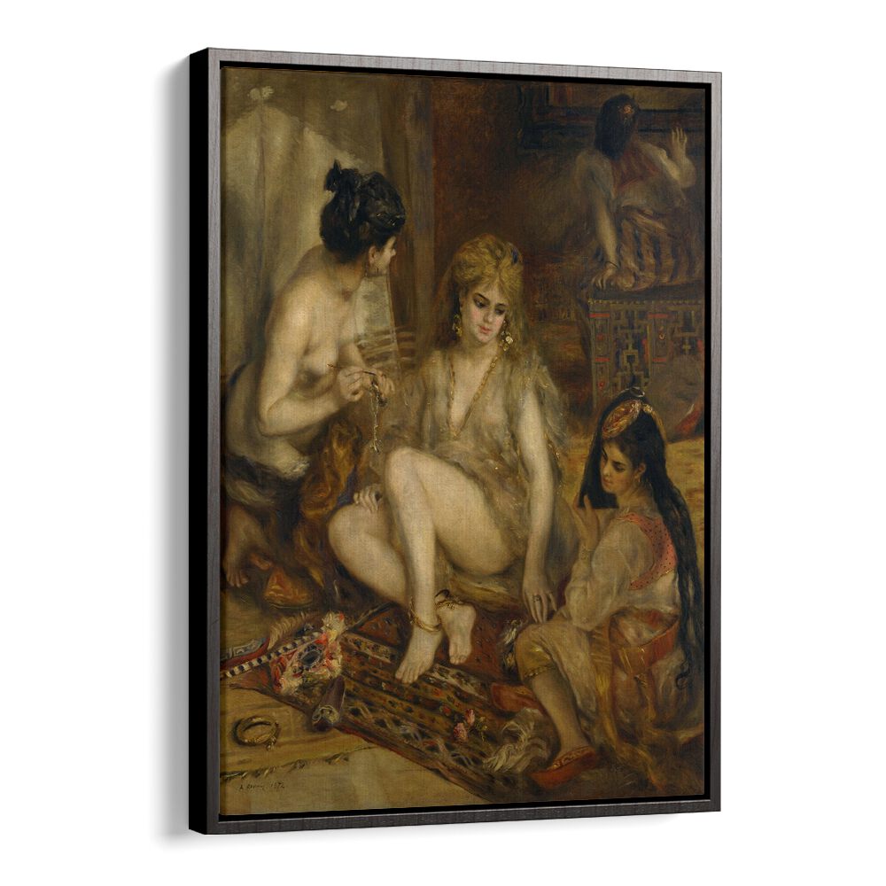 PARISIENNES IN ALGERIAN COSTUME : THE HAREM (1872) , VINTAGE PAINTINGS