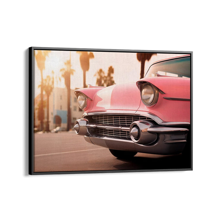 VENICE PINK RETRO CAR , CAR POSTERS