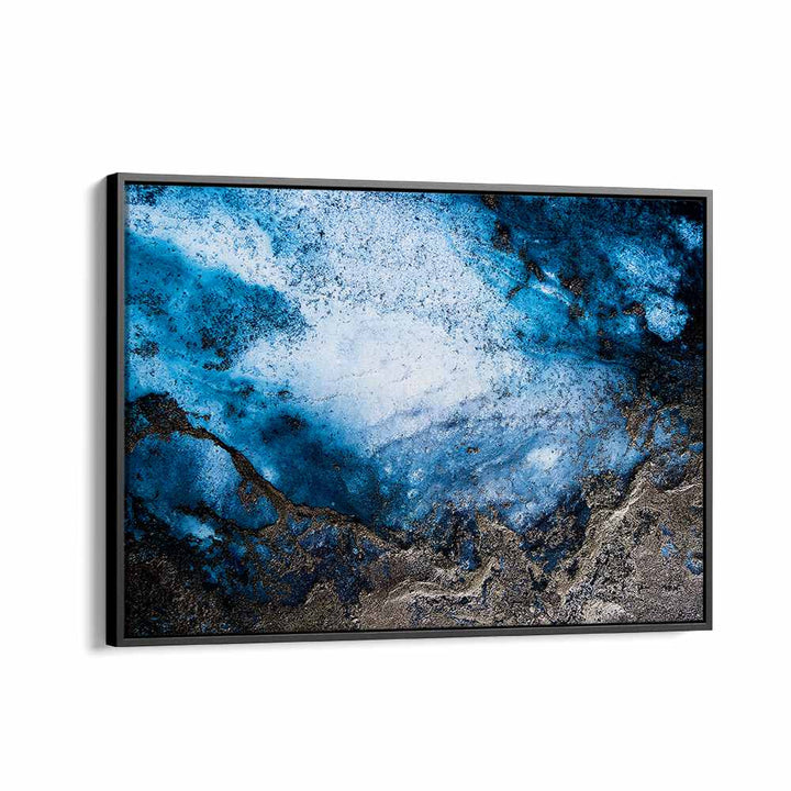 Vibrant Oceanic Connecting Abstract Paintings showcasing rich blues and textures, perfect for transforming your space.