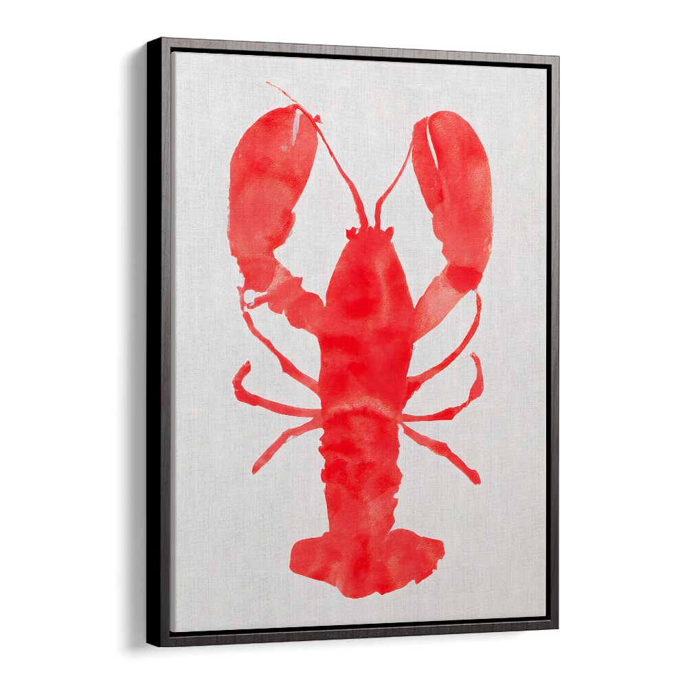 LOBSTER GRACE , KITCHEN POSTERS featuring a vibrant red lobster print to elevate kitchen décor with coastal elegance.