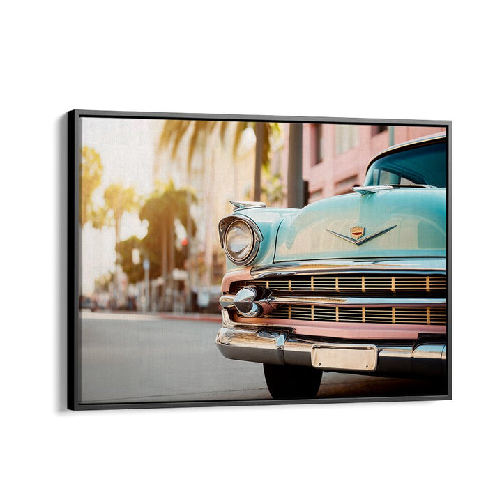 Timeless classic car in vibrant colors, perfect for VINTAGE VIBES, CAR POSTERS by Philippe Hugonnard collection.