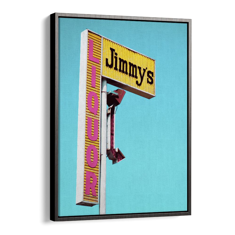 surreal painting - JIMMY'S LIQUOR SIGN by Asianmonk