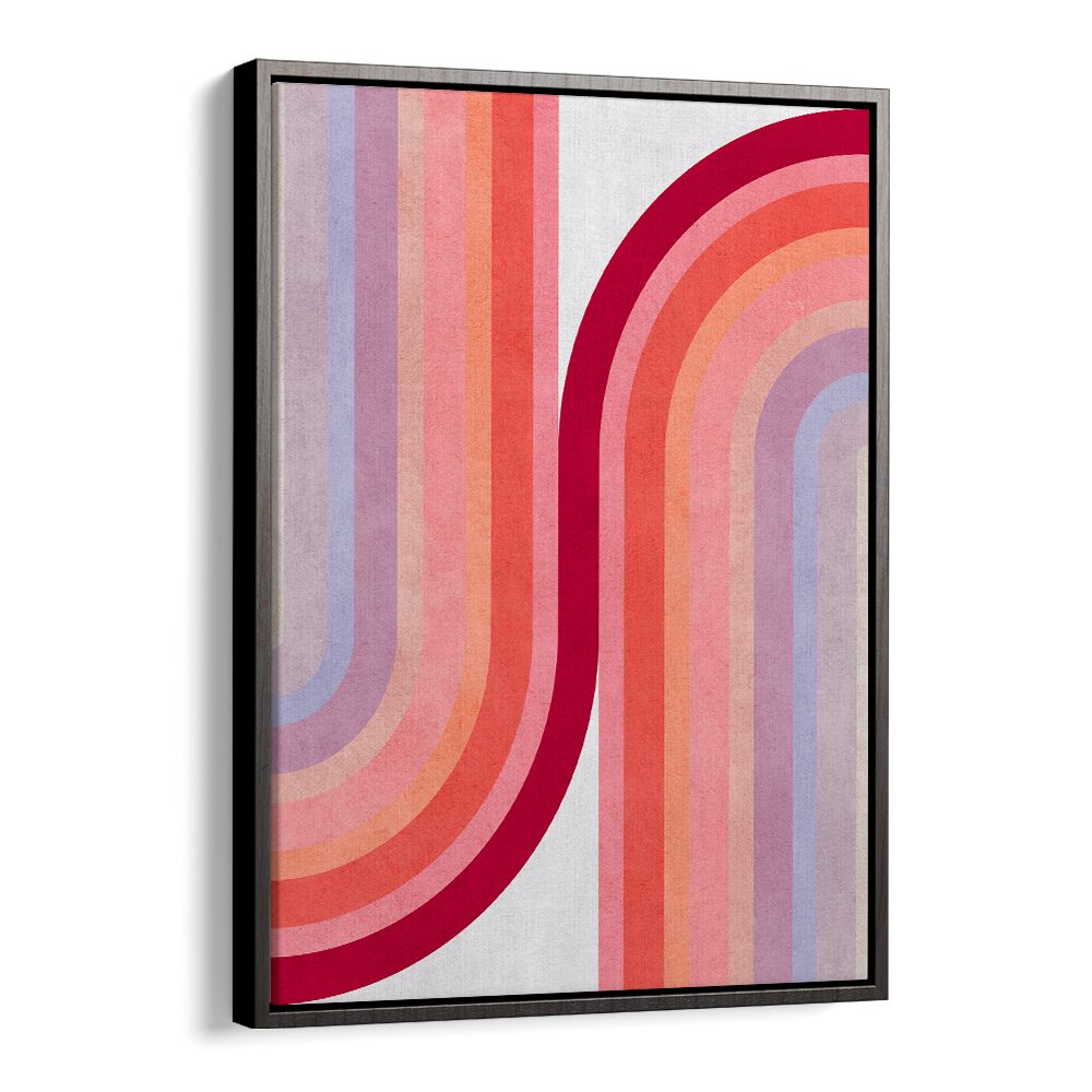 Colorful CURVED LINES, GEOMETRIC ART PRINTS bring vibrant energy and movement to any space with their dynamic design.