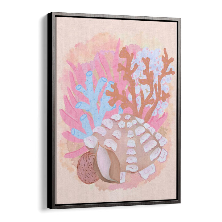 PINK SEASHELLS , BEACH PRINTS , COASTAL WALL ART PRINTS