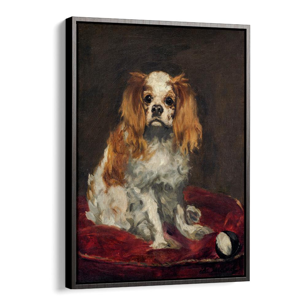 A KING CHARLES SPANIEL (1866) BY EDOUARD MANET , VINTAGE PAINTINGS