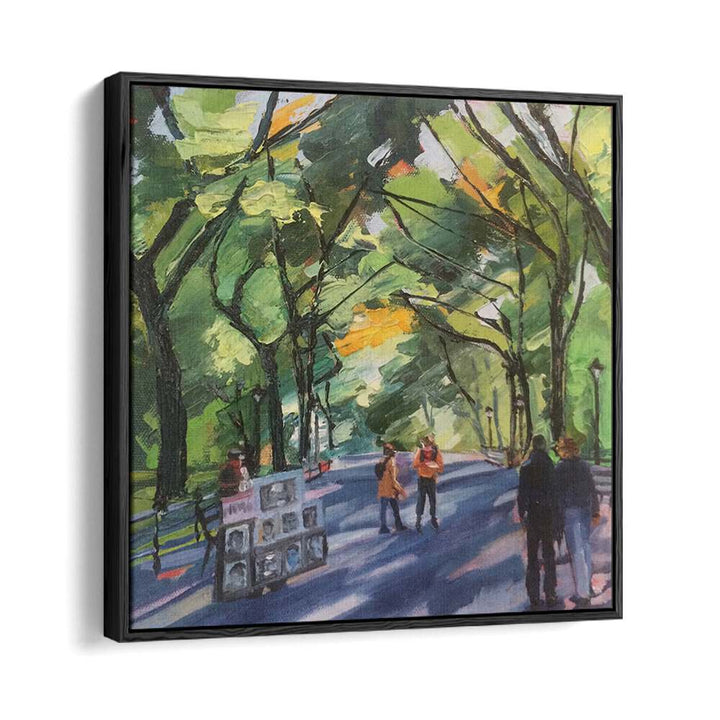 CENTRAL PARK COUPLE , LANDSCAPE PAINTINGS
