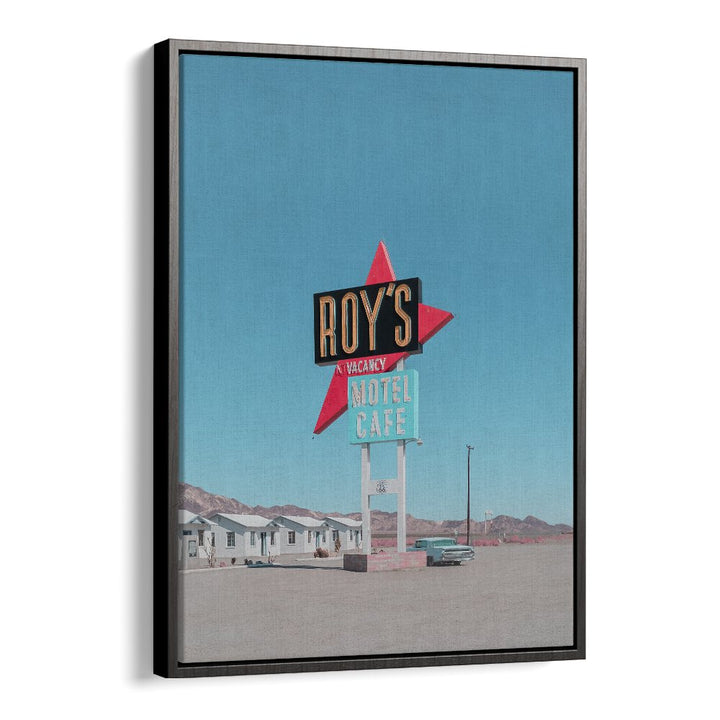 surreal painting - ROY'S MOTEL CAFE RETRO SIGN by Asianmonk