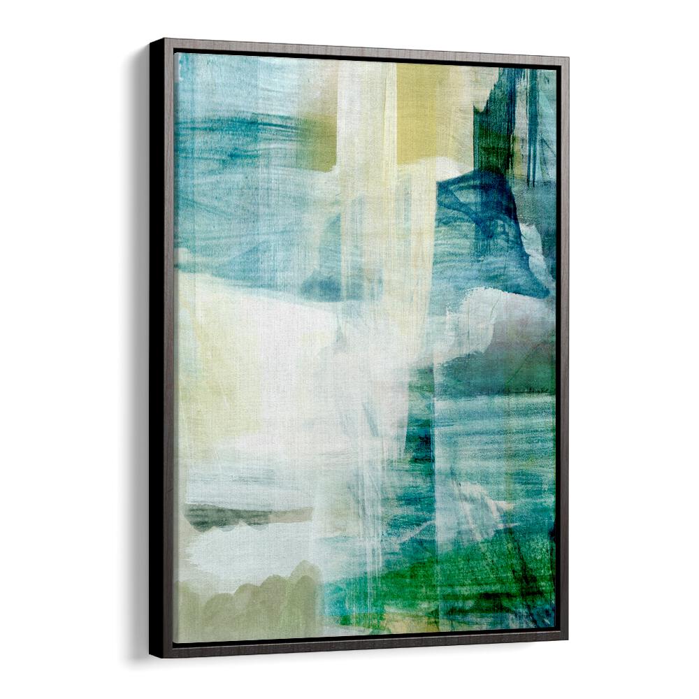 Abstract painting "RAIN COLLAGE I" features vibrant colors and textures, ideal for modern decor. Perfect for your space!