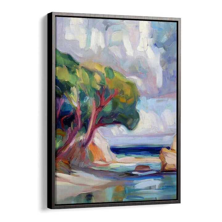 Capture tranquility with the TREE BY THE SEA, a stunning artwork blending coastal beauty and natural elegance.