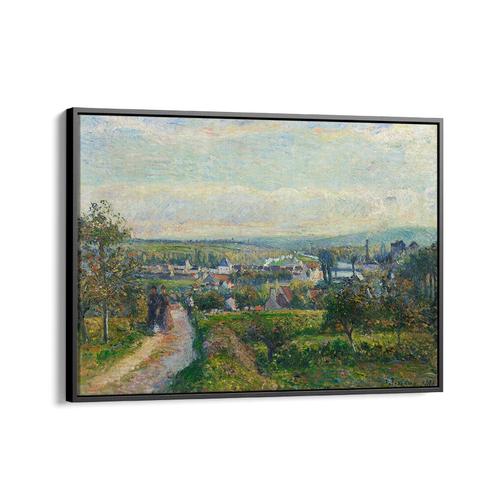 VIEW OF SAINT-OUEN-L’AUMÔNE (CA. 1876) , VINTAGE PAINTINGS