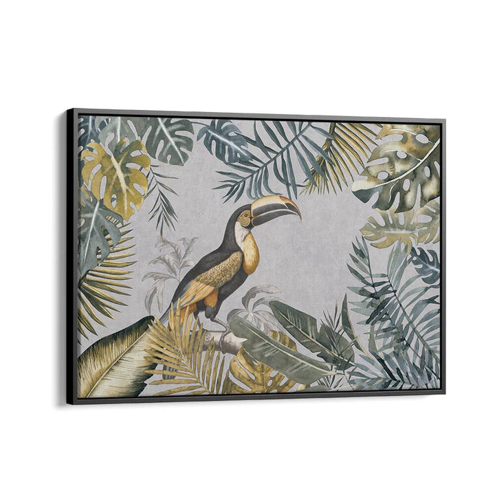 TOUCANS TROPICAL GARDEN BY ANDREA HAASE , WILDLIFE POSTERS, WILDLIFE PAINTINGS