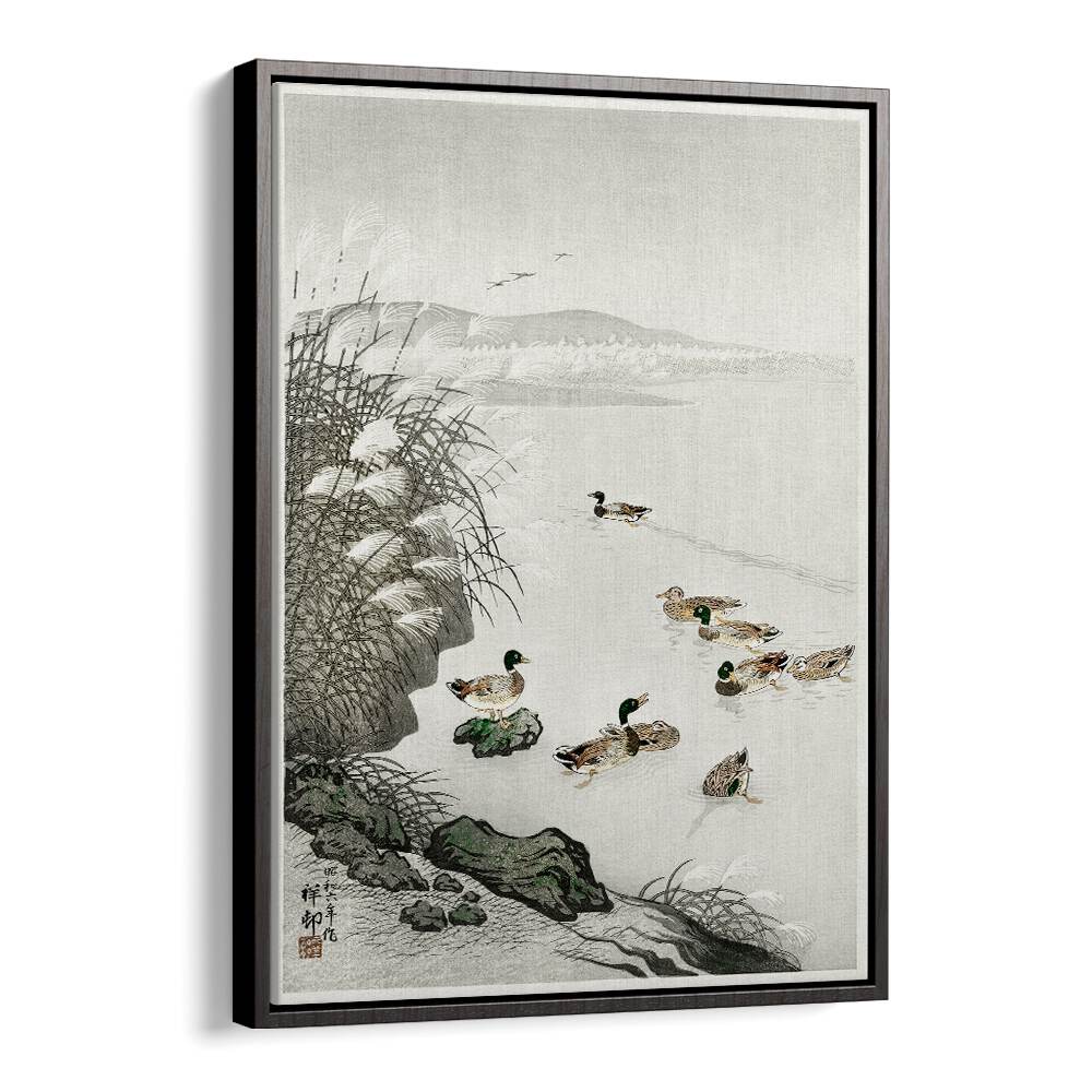 DUCKS IN THE WATER (1931)  , JAPANESE PAINTINGS , JAPANESE ART PRINTS