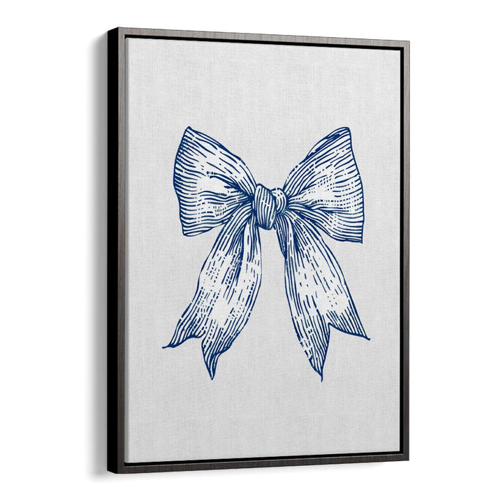 DARK BLUE COASTAL STRIPED BOW