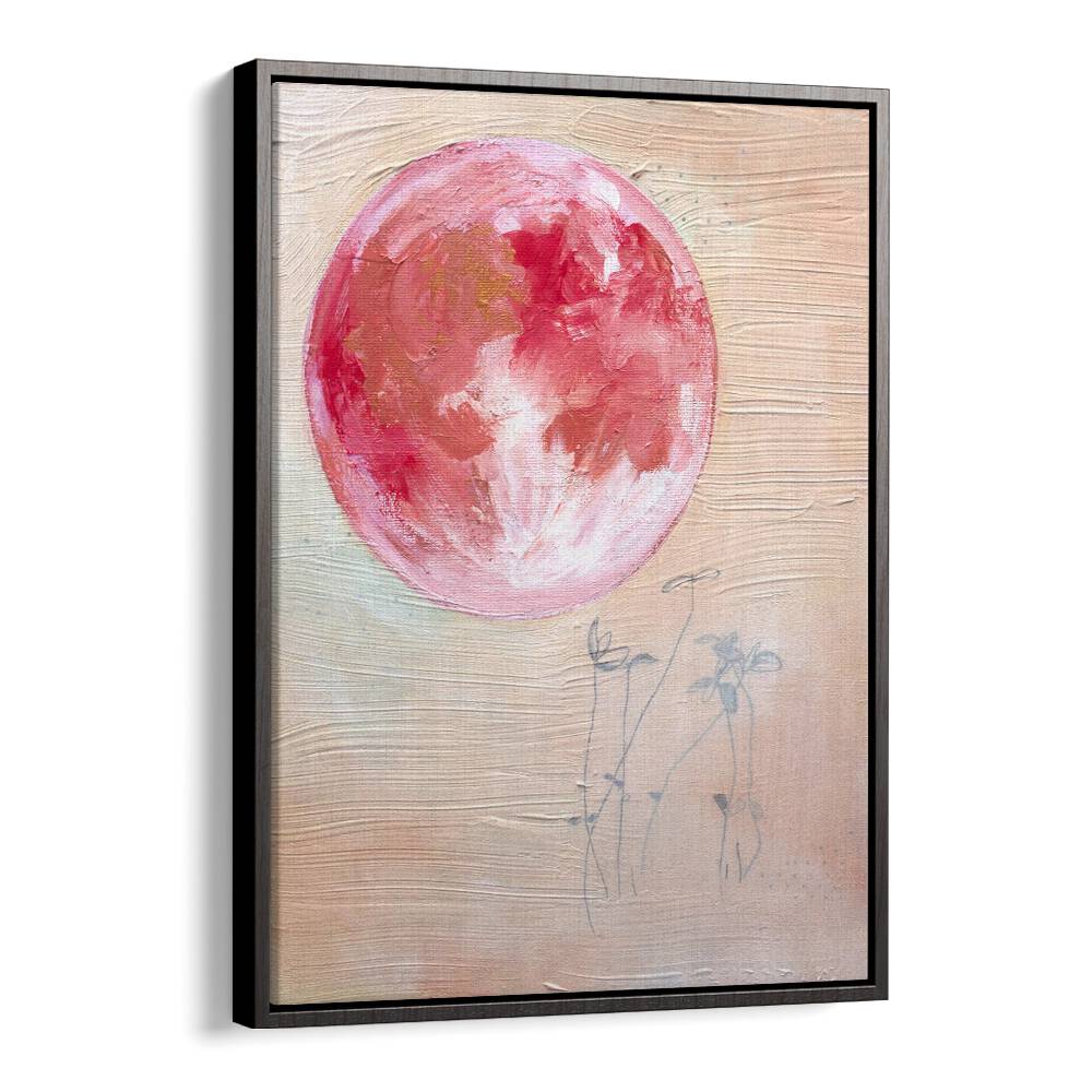 PINK MOON SMALL , LANDSCAPE PAINTINGS