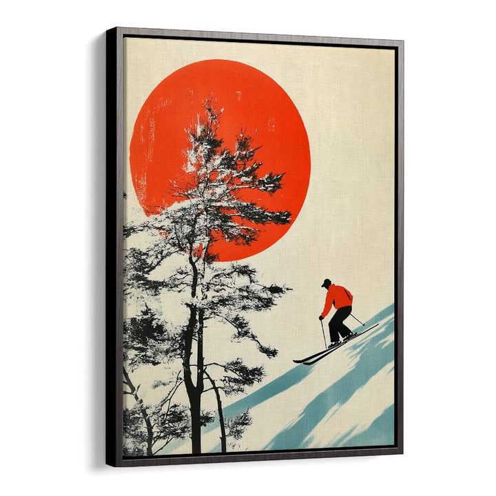 SKIING IN JAPAN , JAPANESE PAINTINGS