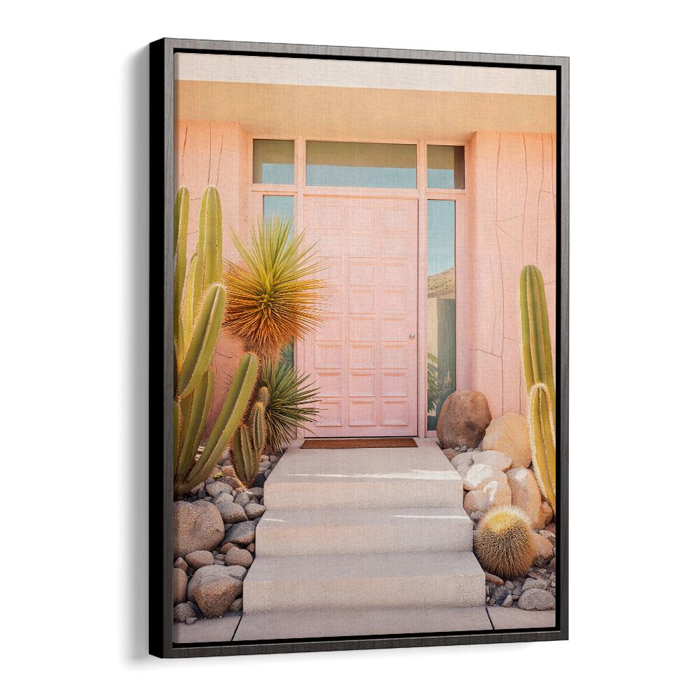 Chic PINK MID-CENTURY, BEACH PAINTINGS bring vibrant elegance to any space, showcasing Philippe Hugonnard's artistry.