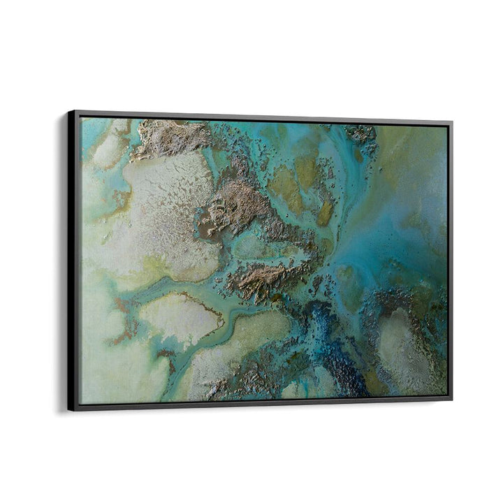 Vibrant COASTAL- JOURNEY, ABSTRACT PAINTINGS showcasing serene coastal hues to elevate your home decor.