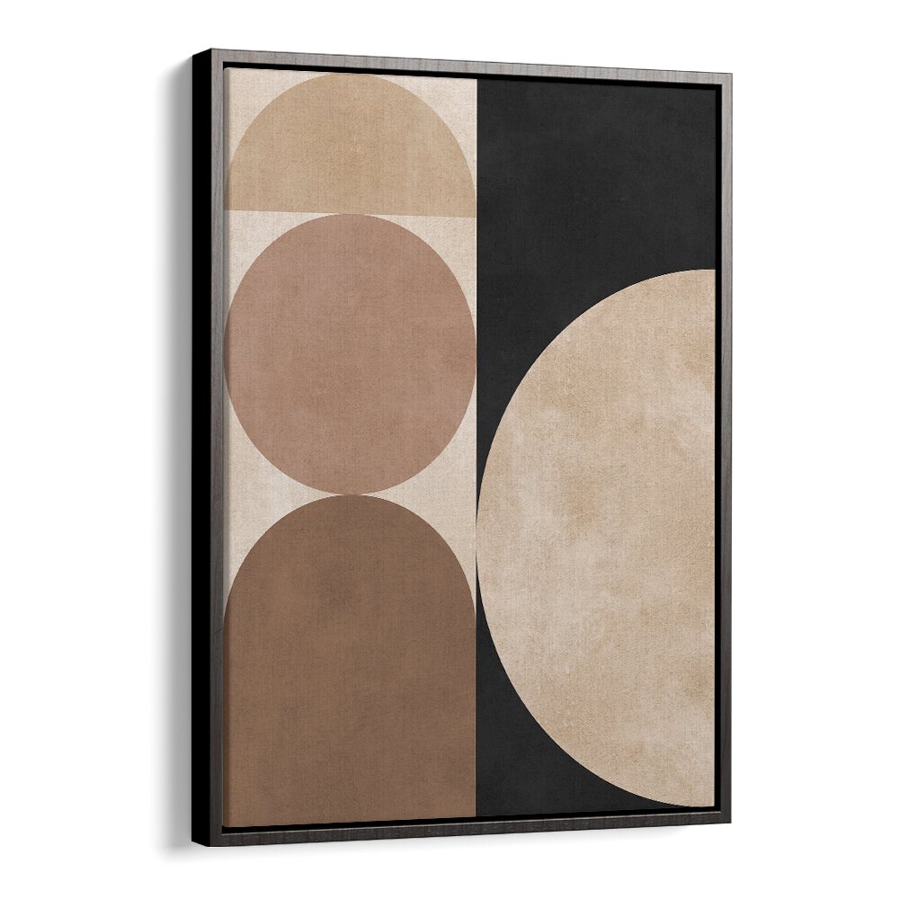 BROWN GEOMETRY V , ABSTRACT PAINTINGS , ABSTRACT ART PRINTS