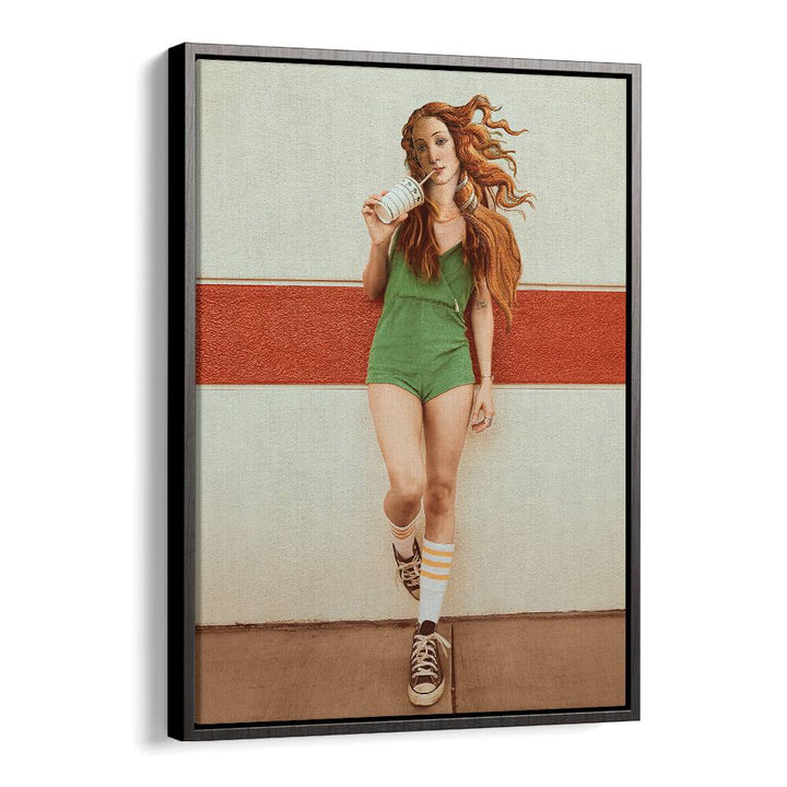 Stylish VENUS CHILLOUT MOOD, ALTERED ART PRINTS featuring a vibrant young woman, perfect for enhancing your decor.