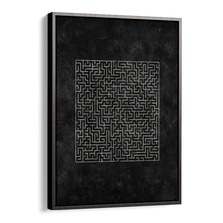 Stunning geometric art print, THE SQUARED MAZE JOURNEY, GEOMETRIC ART PRINTS, perfect for modern decor.