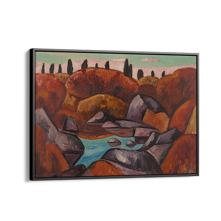 FLAMING POOL—DOGTOWN (1931) , VINTAGE PAINTINGS