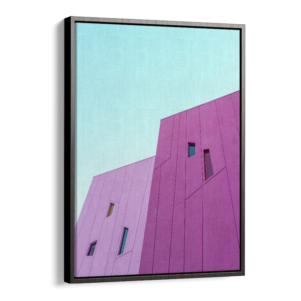 surreal painting - SAGUARO HOTEL PINK BUILDING WALLS by Asianmonk