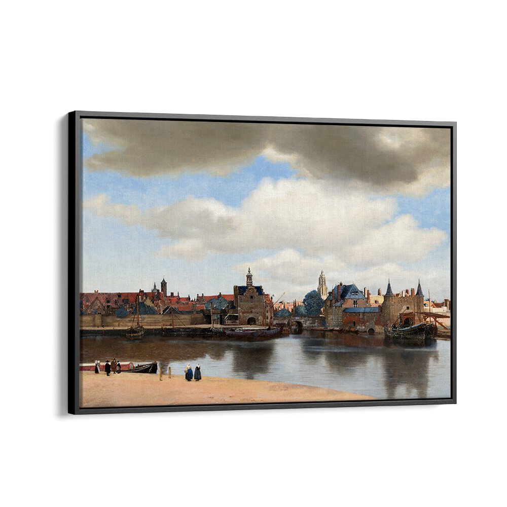 VIEW OF DELFT (CA. 1660–1661)  BY JOHANNES VERMEER, VINTAGE PAINTINGS